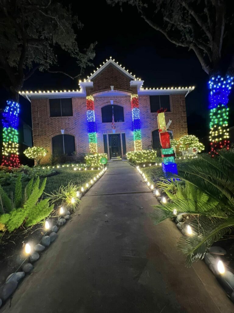 christmas lights Pearland TX